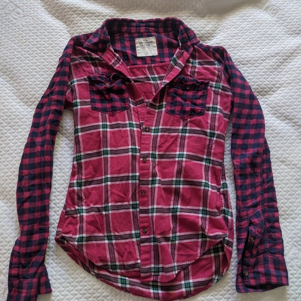 Abercrombie and Fitch Flannel Long Sleeve